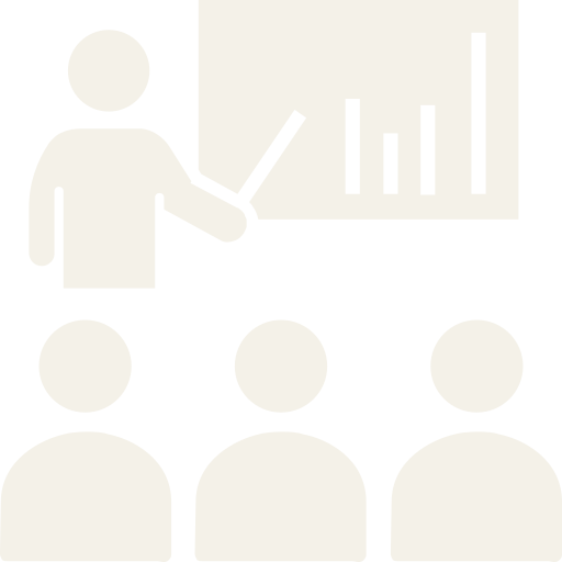 Training icon representing employee development and professional learning.